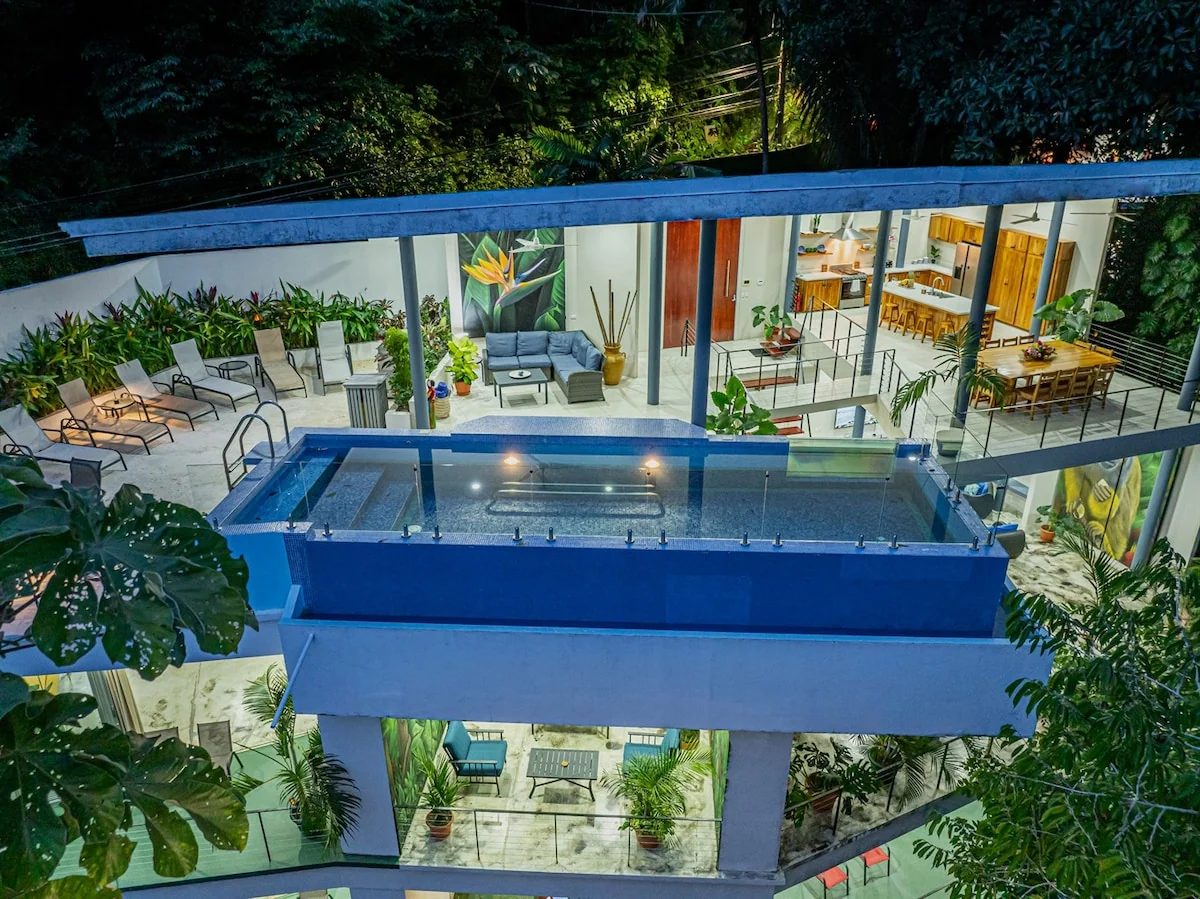 Renovated Jungle-to-Ocean View Villa • Sleeps 10