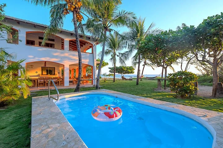 Stunning Beachfront | Private Pool | Fees included — 5 bedroom vacation rental in Playa Grande