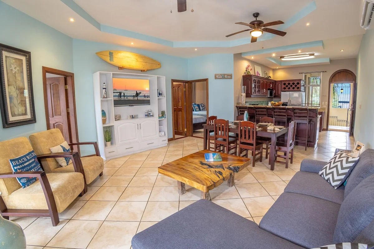 2 Br 2.5 bath at the beach: Remodeled Bathrooms — 2 bedroom vacation rental in Playa Langosta