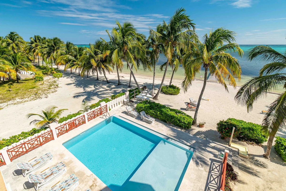 #9 King, balcony, views, beach, pool, kayaks,more! - Condominiums for Rent in San Pedro, Corozal District, Belize - Image 1
