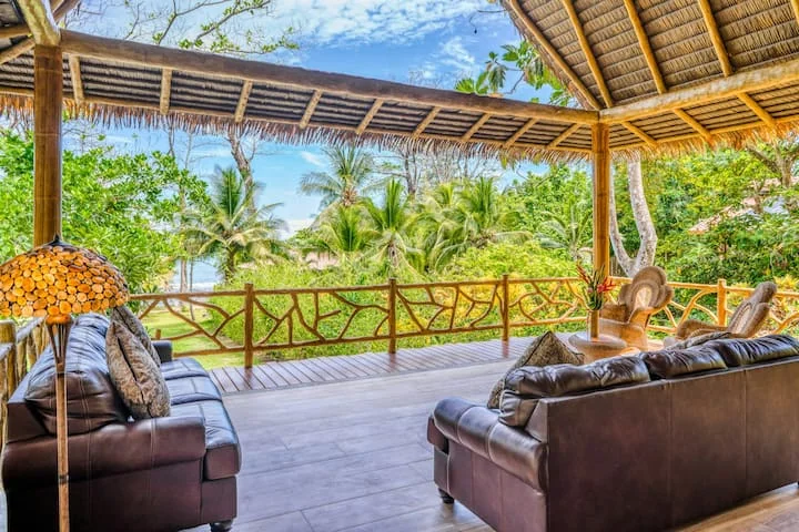 2BR open-air home on beach with shared pool - Houses for Rent in Matapalo, Puntarenas Province, Costa Rica - Image 1