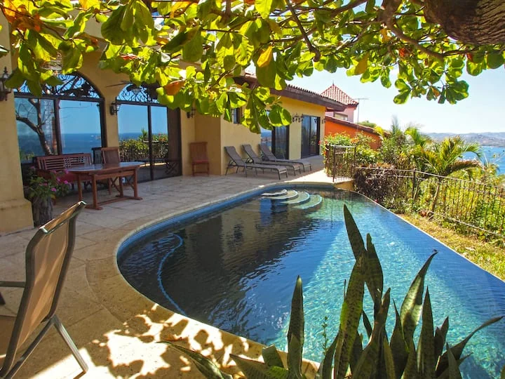 Bella Vista, mediterranean villa with oceanview - Villas for Rent in Potrero, Guanacaste, Costa Rica - Image 1