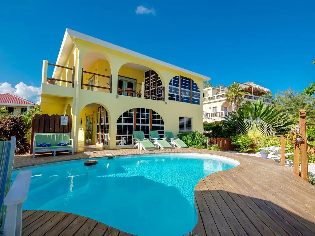 Beachfront Boho Chic w/ Private Pool & Dock - Houses for Rent in San Pedro, Belize - Image 1