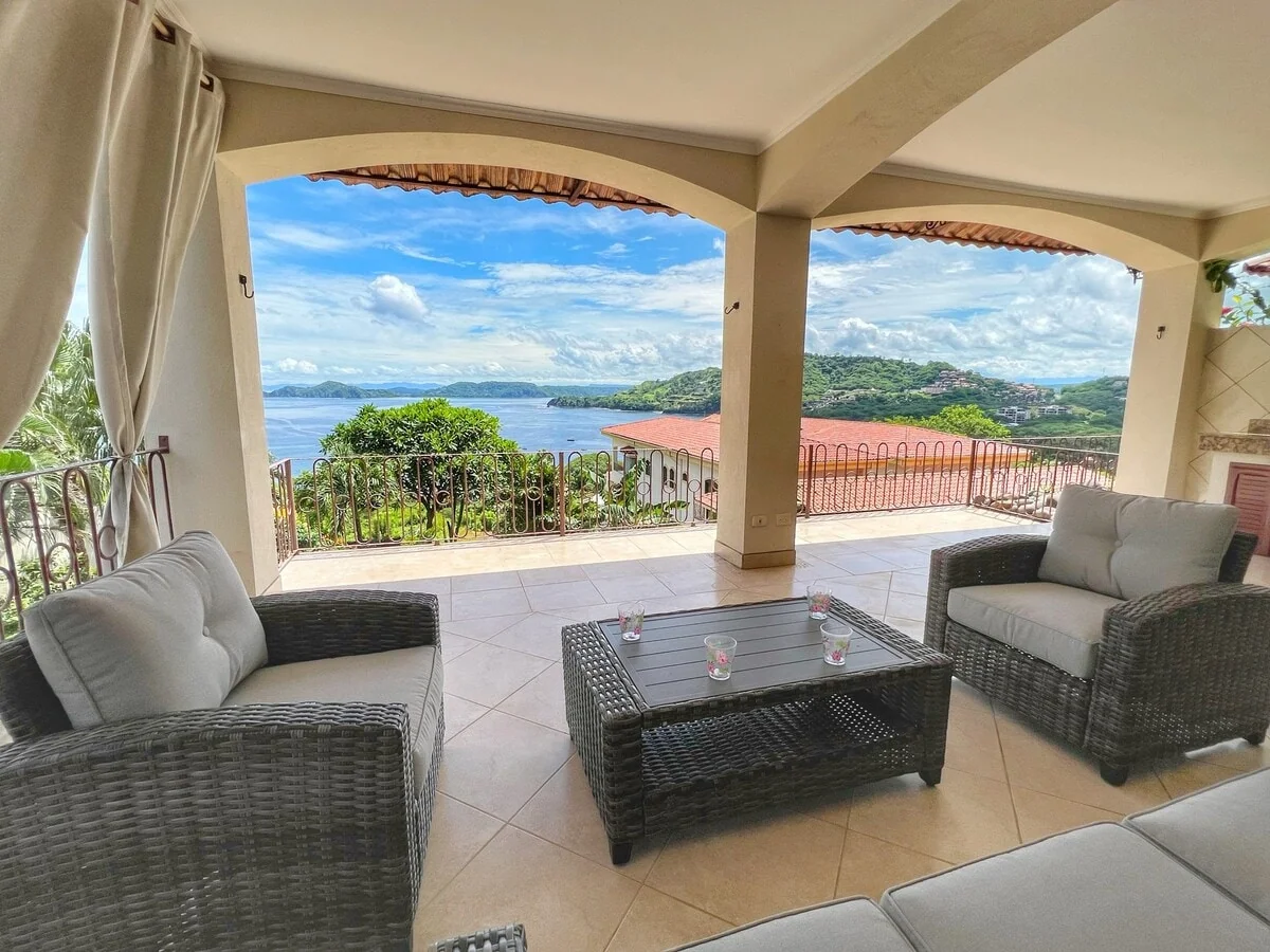 Terrace w/BBQ - Ocean View - Gated Complex w/Pool - Condominiums for Rent in Playa Hermosa, Provincia de Guanacaste, Costa Rica - Image 1