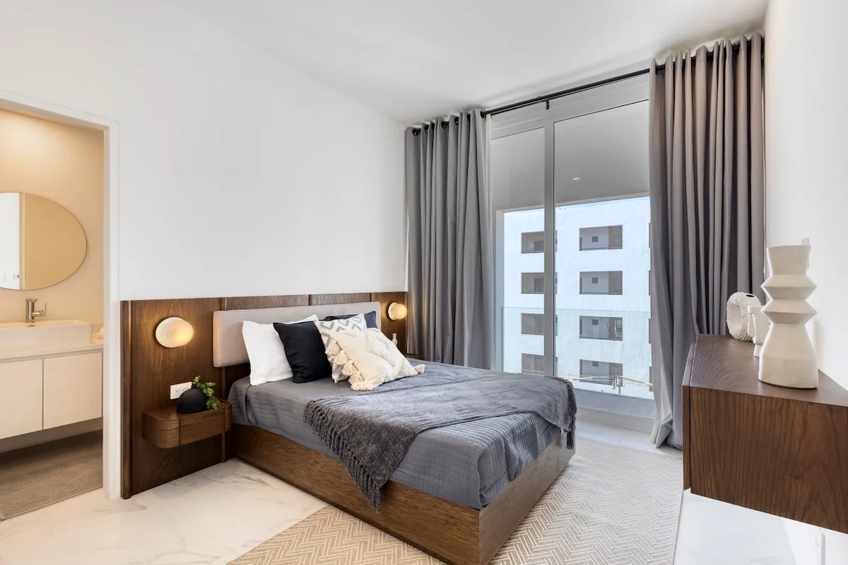 Modern apartment city view. Rooftop Pool in Marea - Condominiums for Rent in Cabo San Lucas, Baja California Sur, Mexico