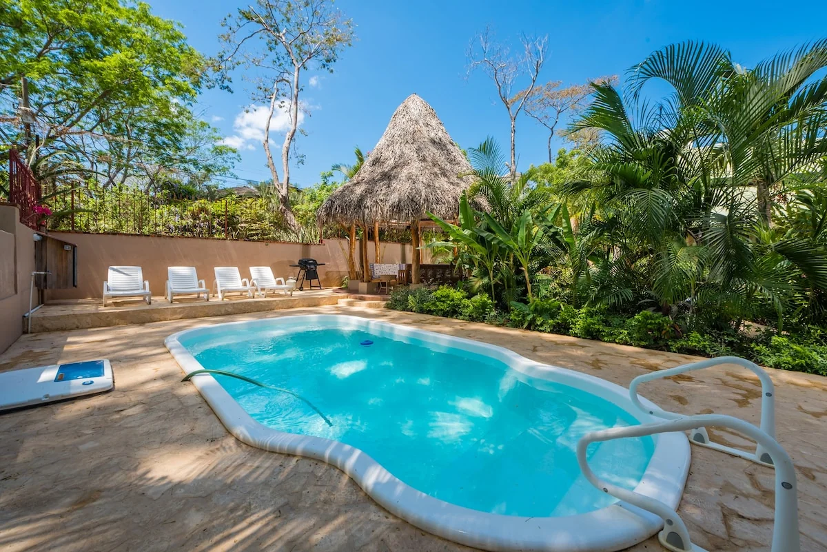 Peaceful 3BR Home, w/ Pool, Tamarindo Beach. — 3 bedroom vacation rental in Playa Langosta