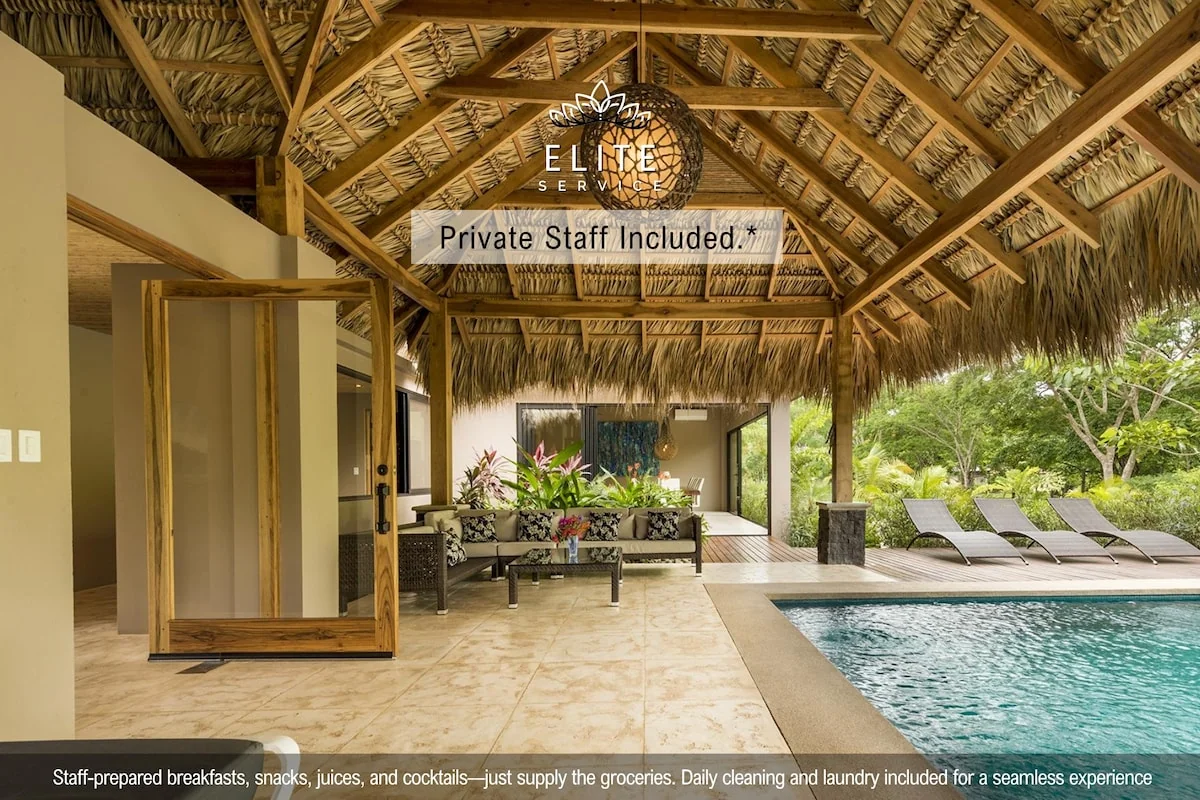 Tropical Sanctuary with Rancho & Golf Cart - Houses for Rent in Pinilla, Guanacaste Province, Costa Rica