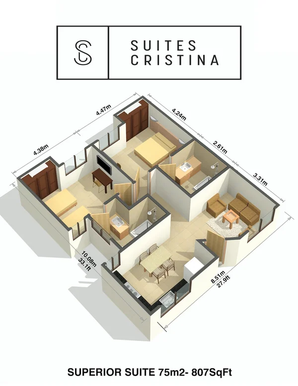 2BR Condo in San José — 2 bedroom vacation rental in San José