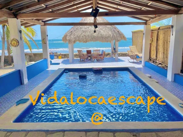Casa Hermosa Mar. Private Pool on the beach — 3 bedroom vacation rental in Playa Hermosa