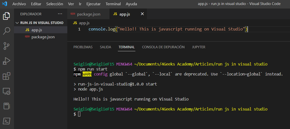 How To Run Javascript In Visual Studio 2022