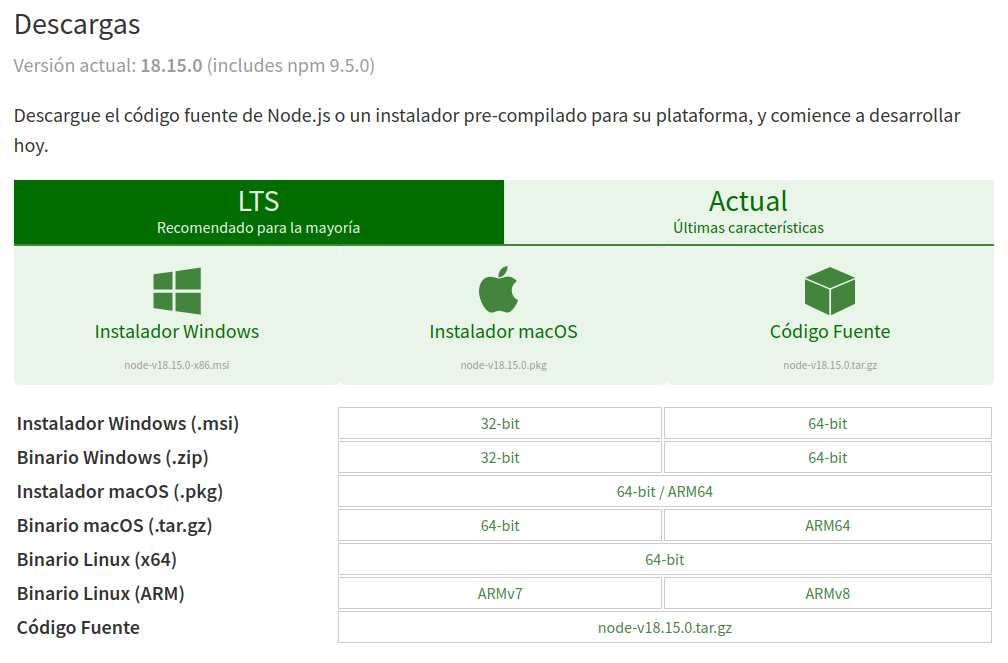 Install NodeJS