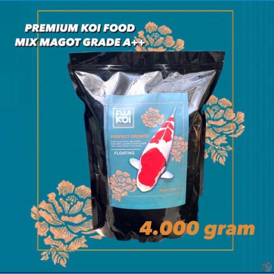 4kg mix maggot fuji koi food 