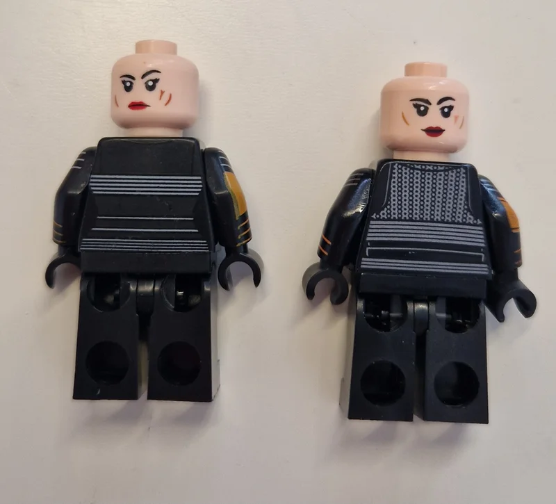 Afdrukken van Lego en namaakminifiguren