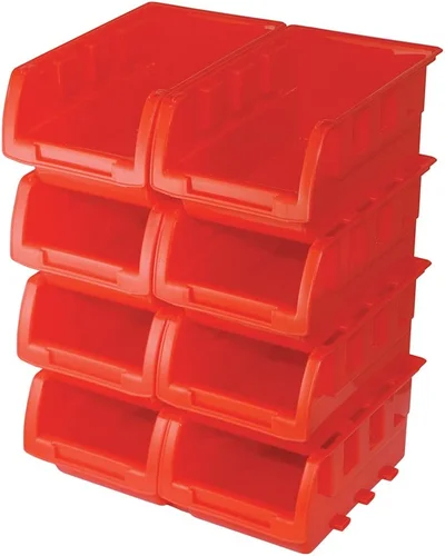 Boîte de tri LEGO Ninjago, Boîte de rangement / conteneur à 11 compartiments,  rouge transparent sur notre comparateur de prix
