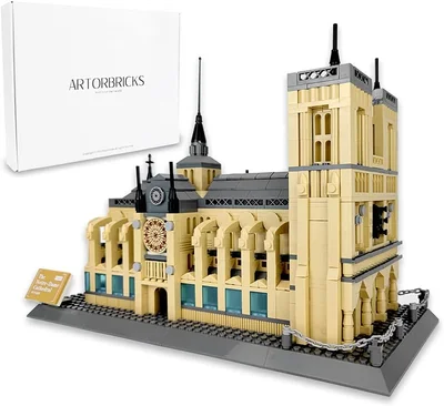 ArtorBricks Architectural Notre Dame de Paris Large Collection Building Set Model