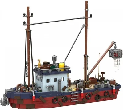 BlueBrixx Pro 104263 - Old Fishing Boat