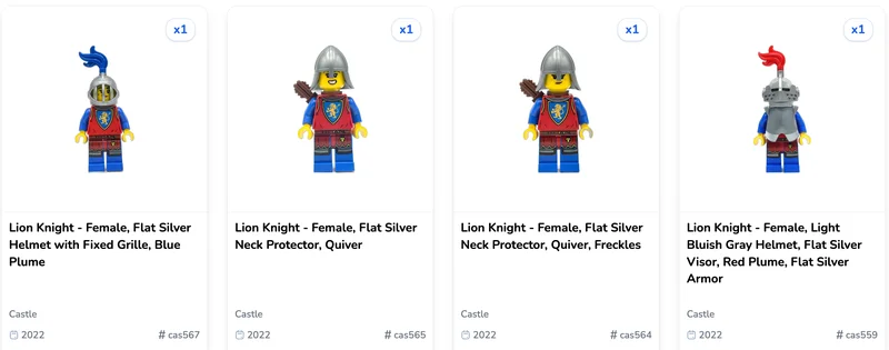 LEGO Lions Knights