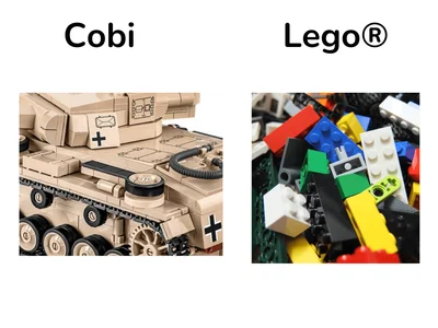 Lego® Vs. Cobi Steine im Vergleich