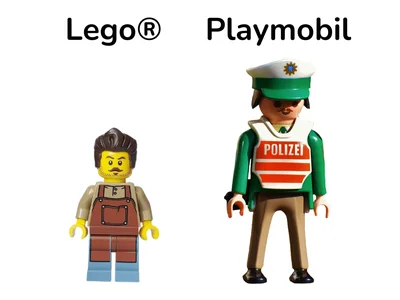 Lego® und Playmobil im Vergleich