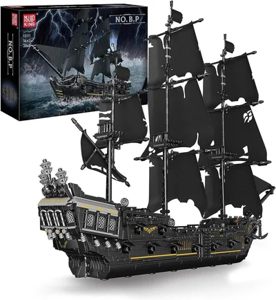 Mould King 13111 Pirates Ship Model Building Blocks Kits