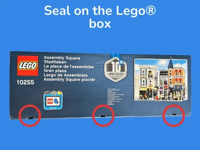 Seal on the Lego® box