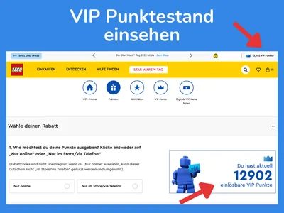 VIP Punktestand einsehen