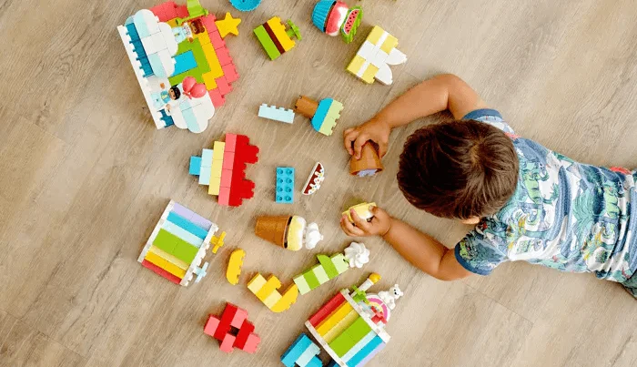 What are the benefits of playing with Lego® Duplo® blocks?