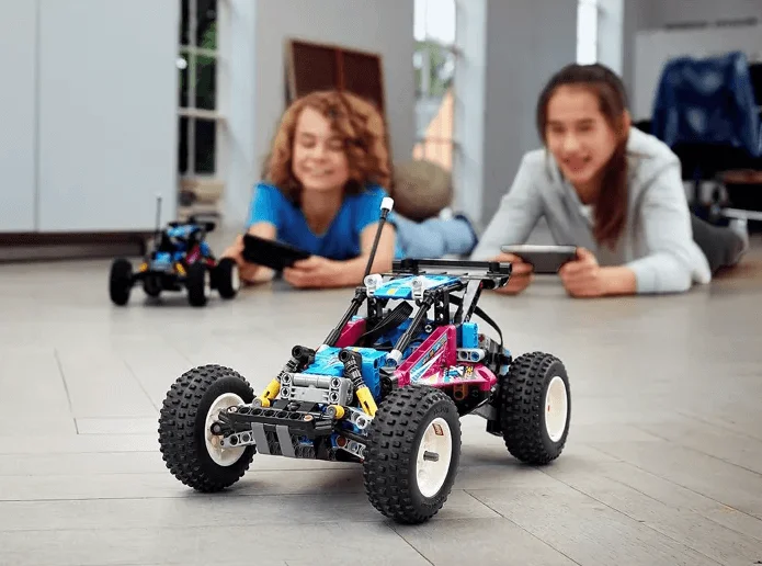 What are the benefits of playing with a Lego® remote-controlled car?