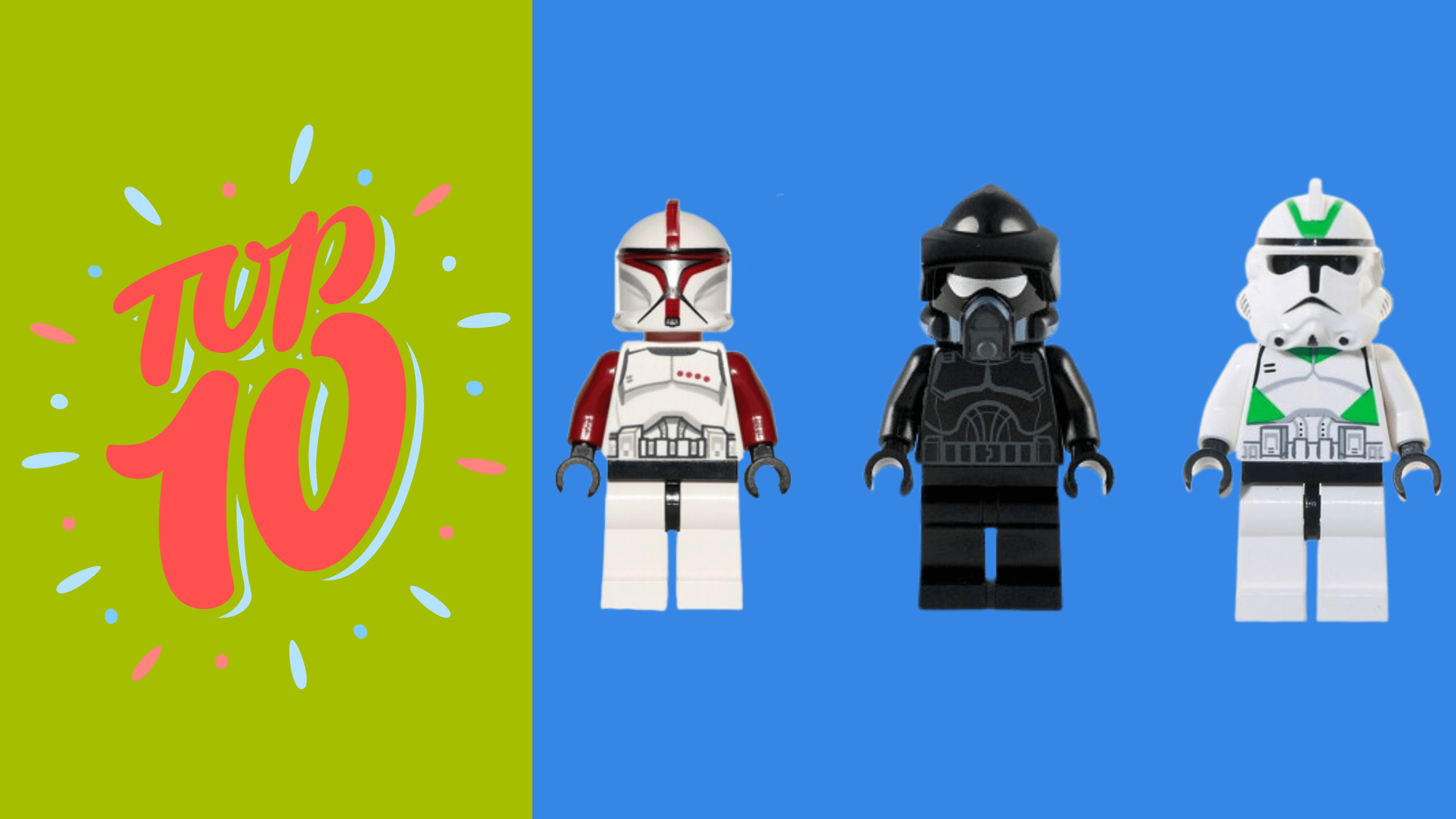 The 10 most expensive Lego® Star Wars Clone Troopers