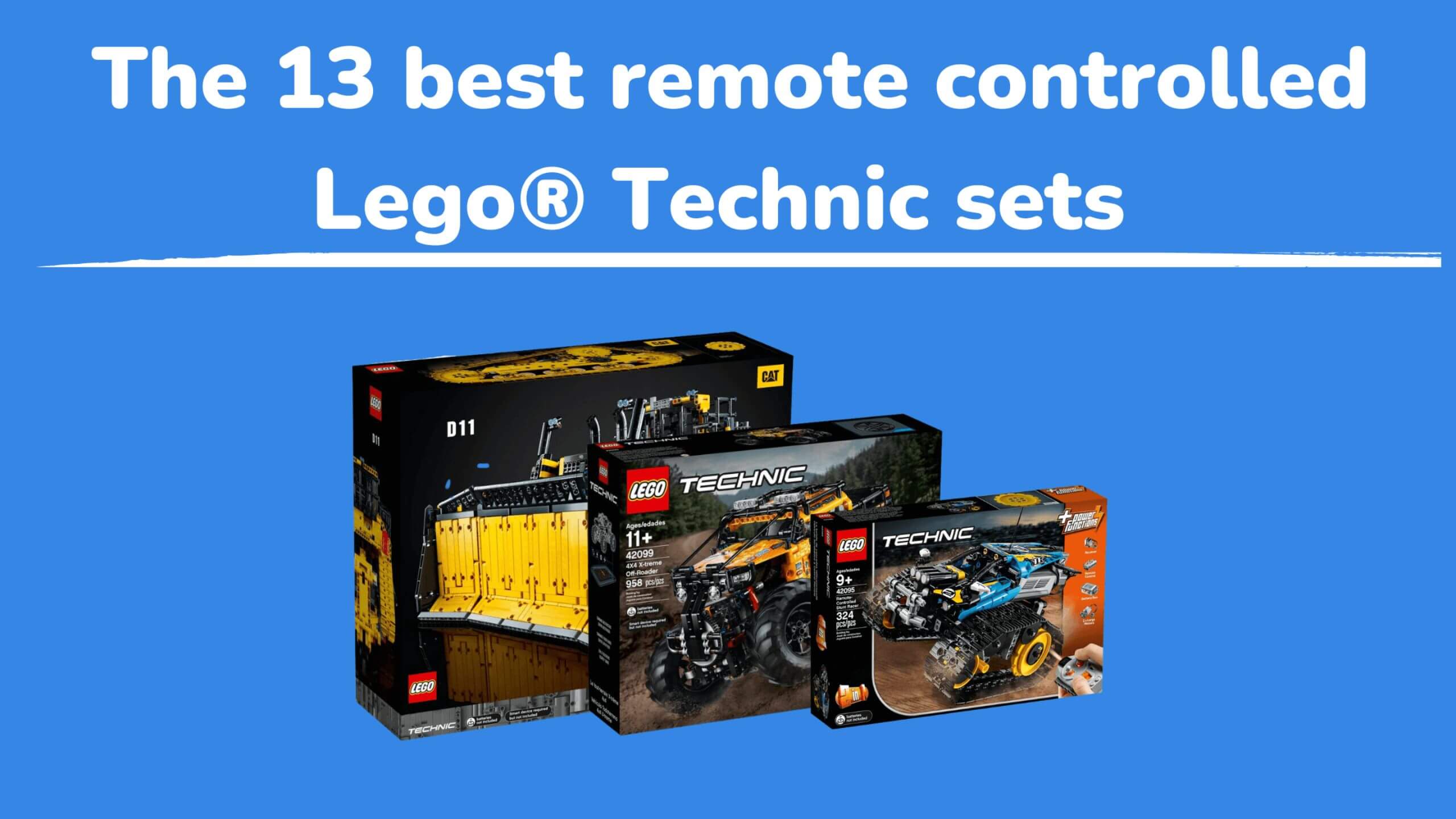 The 13 best remote-controlled Lego® Technic sets