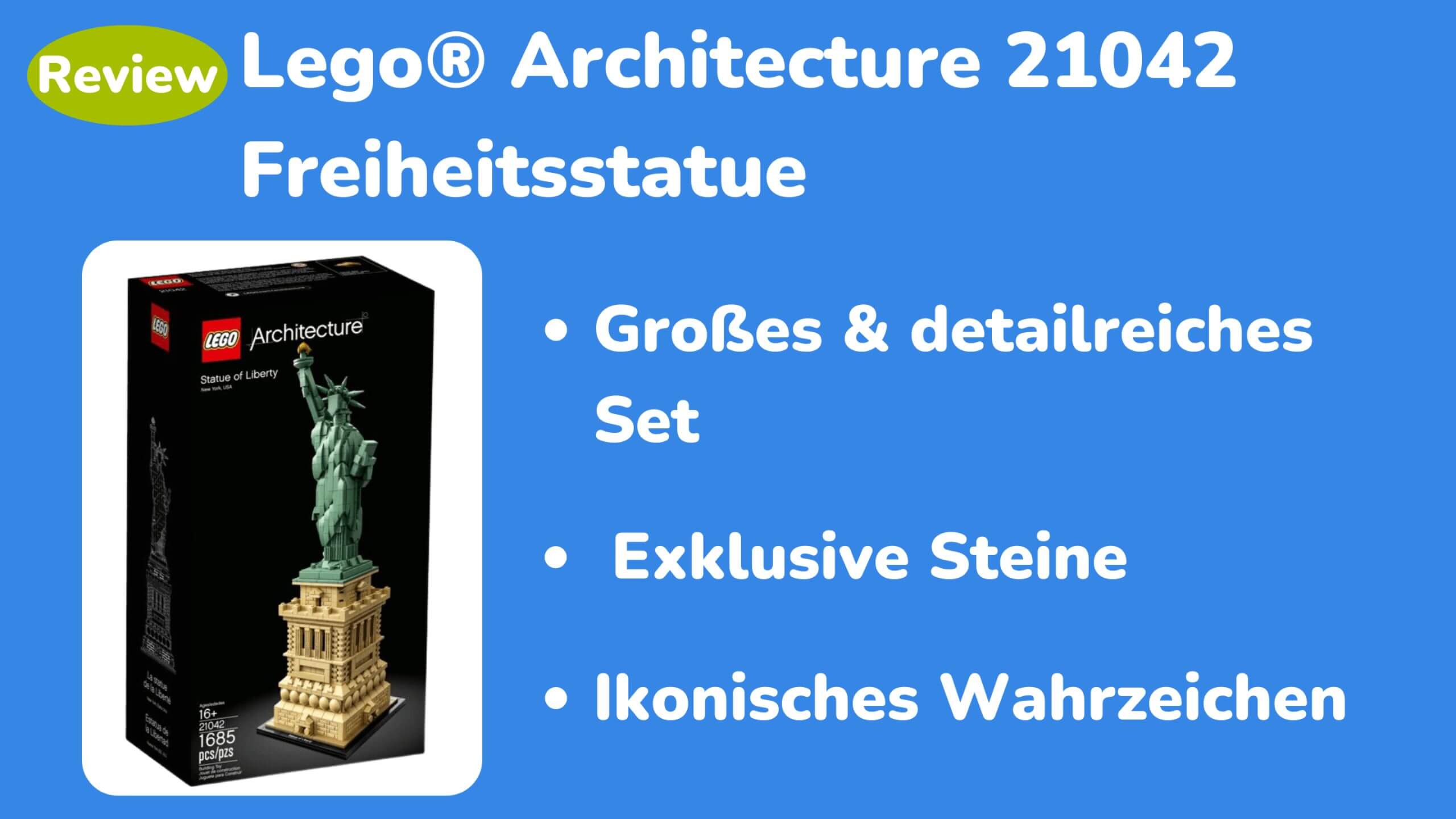 Lego® Architecture 21042 Freiheitsstatue Review und Investment Analyse