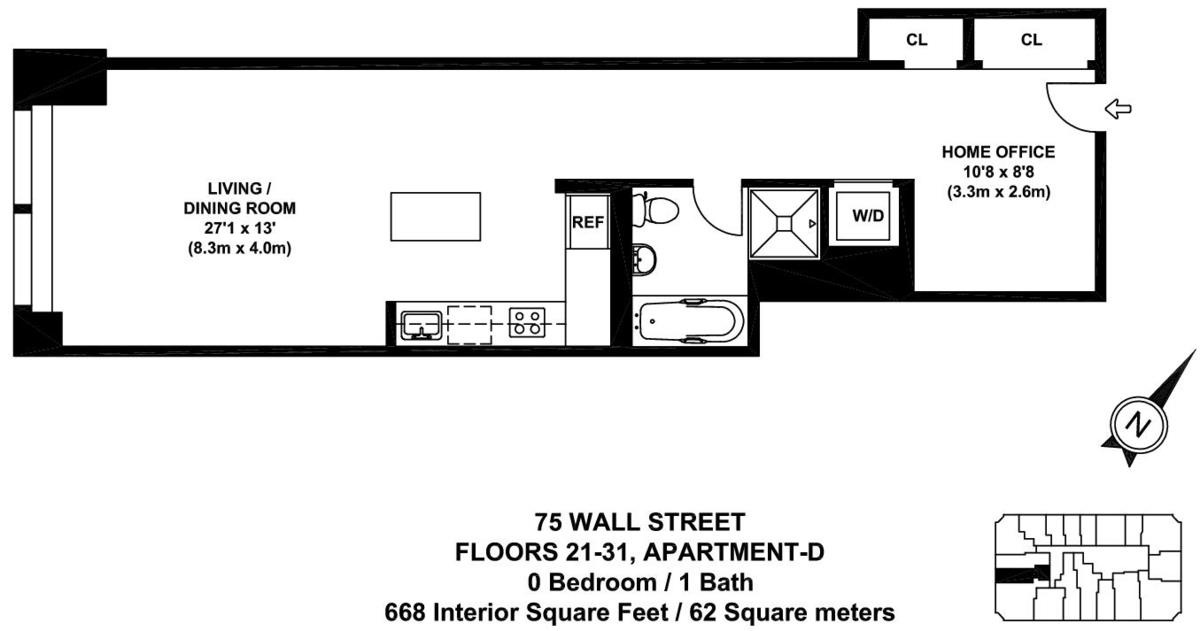 75 Wall Street, 24-D, New York City, NY - picture 12 title=