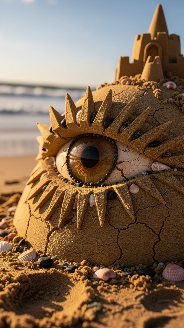 Sinister Sand Castle: Escaping the Evil Eye