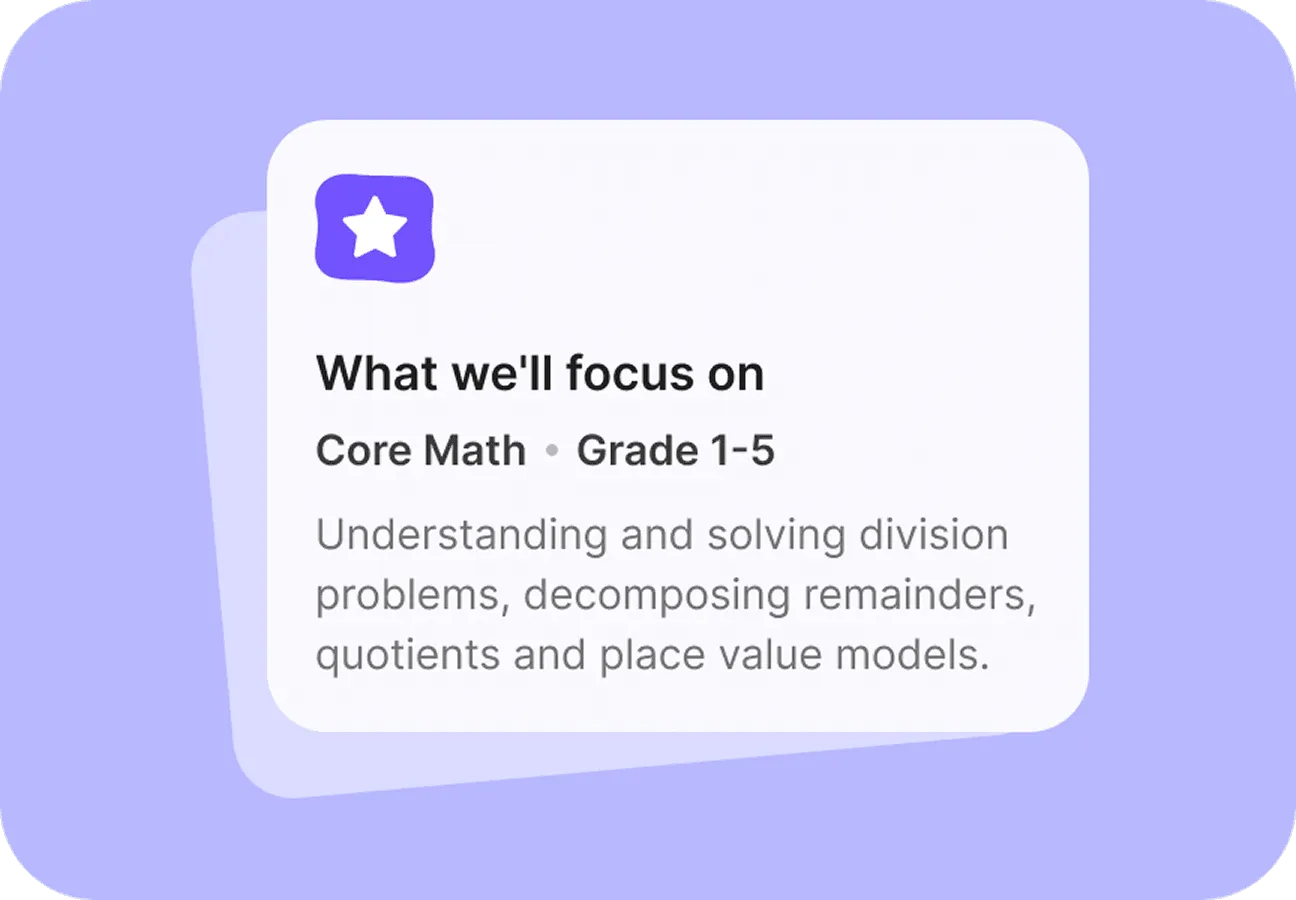 Personalized learning experience