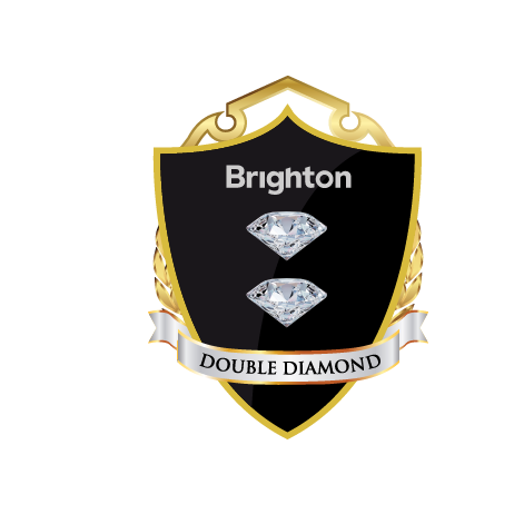 DOUBLE DIAMOND Badge