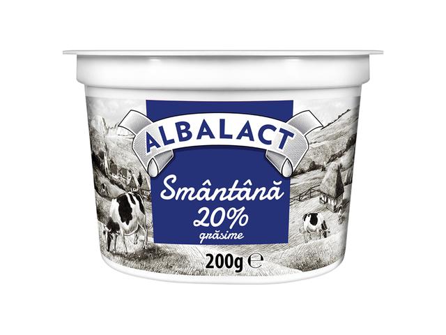 Smantana 20% grasime  Albalact 200 g