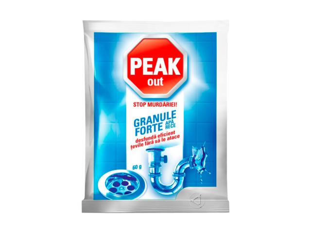 Plic granule pentru desfundat tevile Granule Forte Apa rece 60g Peak