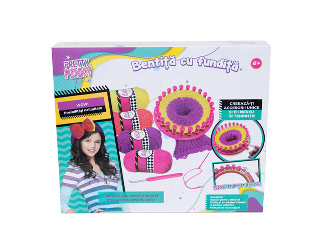 Set creativ, Pretty Pinky, Bentita cu fundita