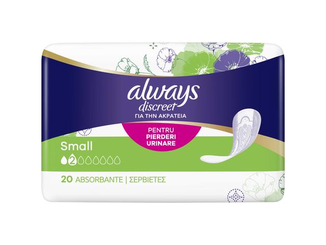 ALWAYS DISCREET PADS 20/SET