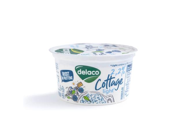 Delaco branza Cottage Light 2.2% grasime 175 g