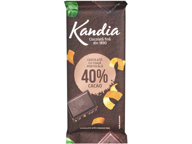 Ciocolata cu 40% cacao cu portocale Kandia 80g