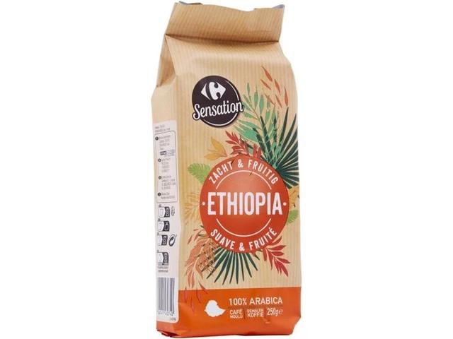 Cafea Pur Arabica prajita si macinata Carrefour 250g