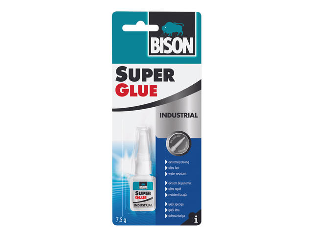 Adeziv cianoacrilat Bison Super Glue Professional 7.5ml