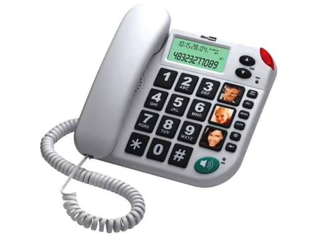 Telefon Fix MaxCom KXT480 (Alb)