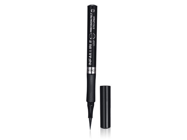 Tus lichid tip carioca L'Oreal Paris Infaillible 30H Grip Precision Felt 01 Black