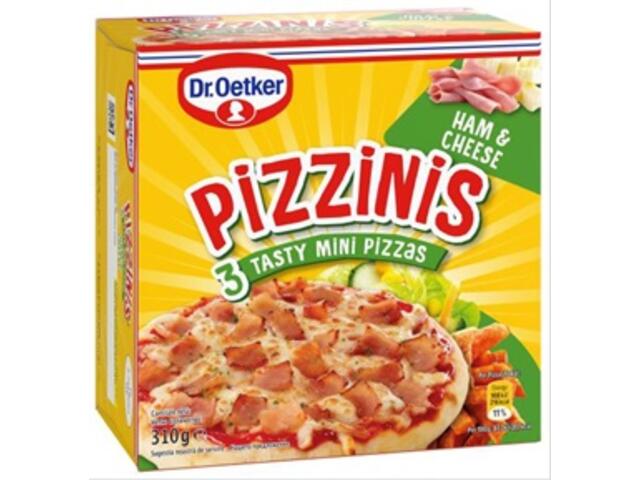 Mini Pizza cu sunca si branza 310g Dr.Oetker