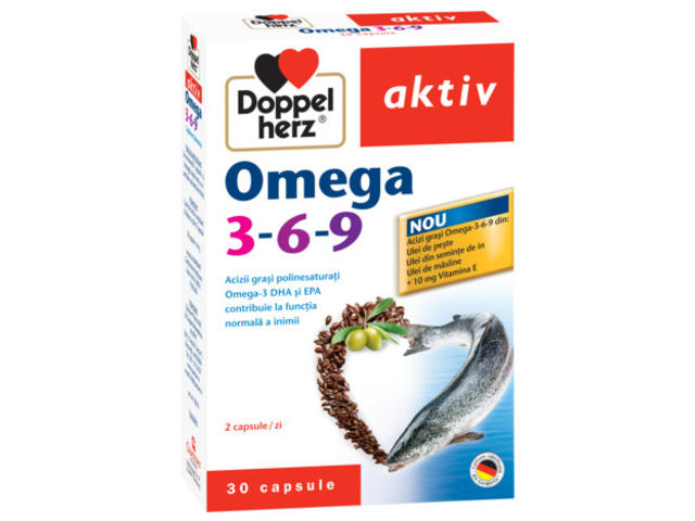 DOPPELHERZ AKTIV OMEGA 3-6-9 30CPS