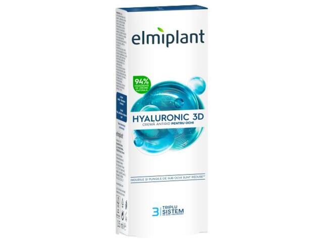 Elmiplant Hyaluronic 3D Crema antirid pentru ochi 15 ml