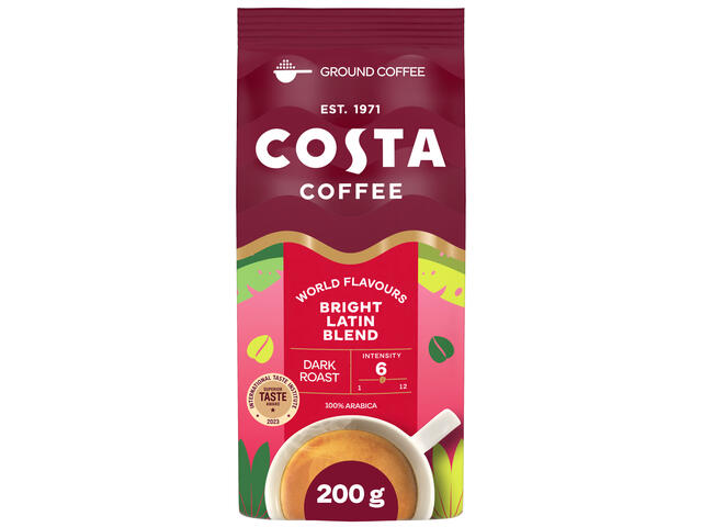 Cafea macinata Costa Bright Blend, prajire medie, 200g