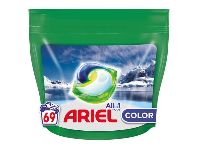 Detergent de rufe capsule Ariel All-in-One PODS Arctic Edition, 69 spalari